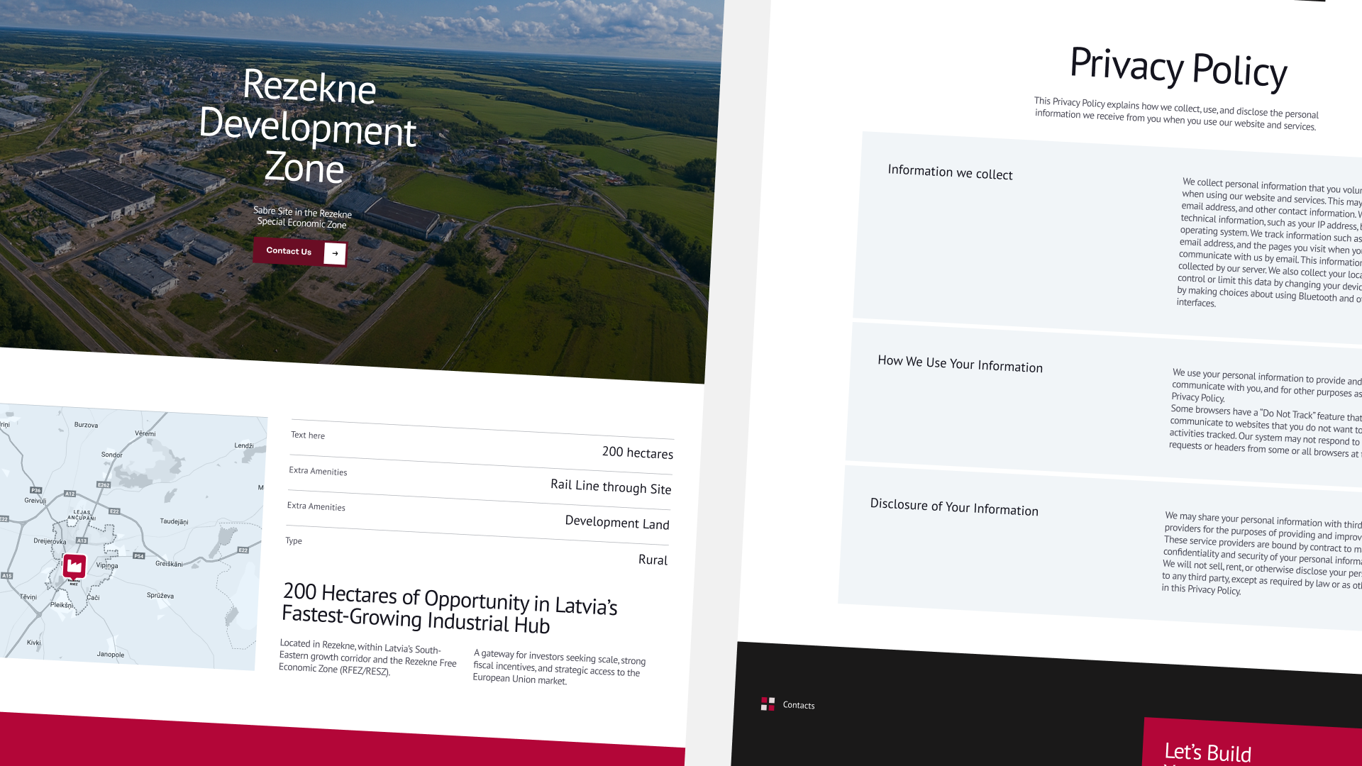 Sabre website development